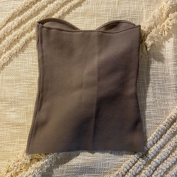 NWOT ZARA Strapless Corset Bustier - Picture 5 of 6